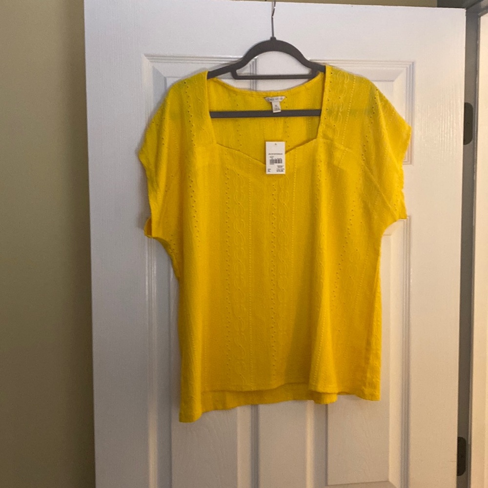 Nwt yellow shirt
